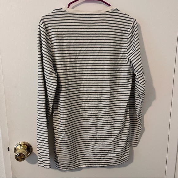 Wesc Bernie Striped Long Sleeve T-Shirt White Gray Women’s Small - Picture 8 of 9